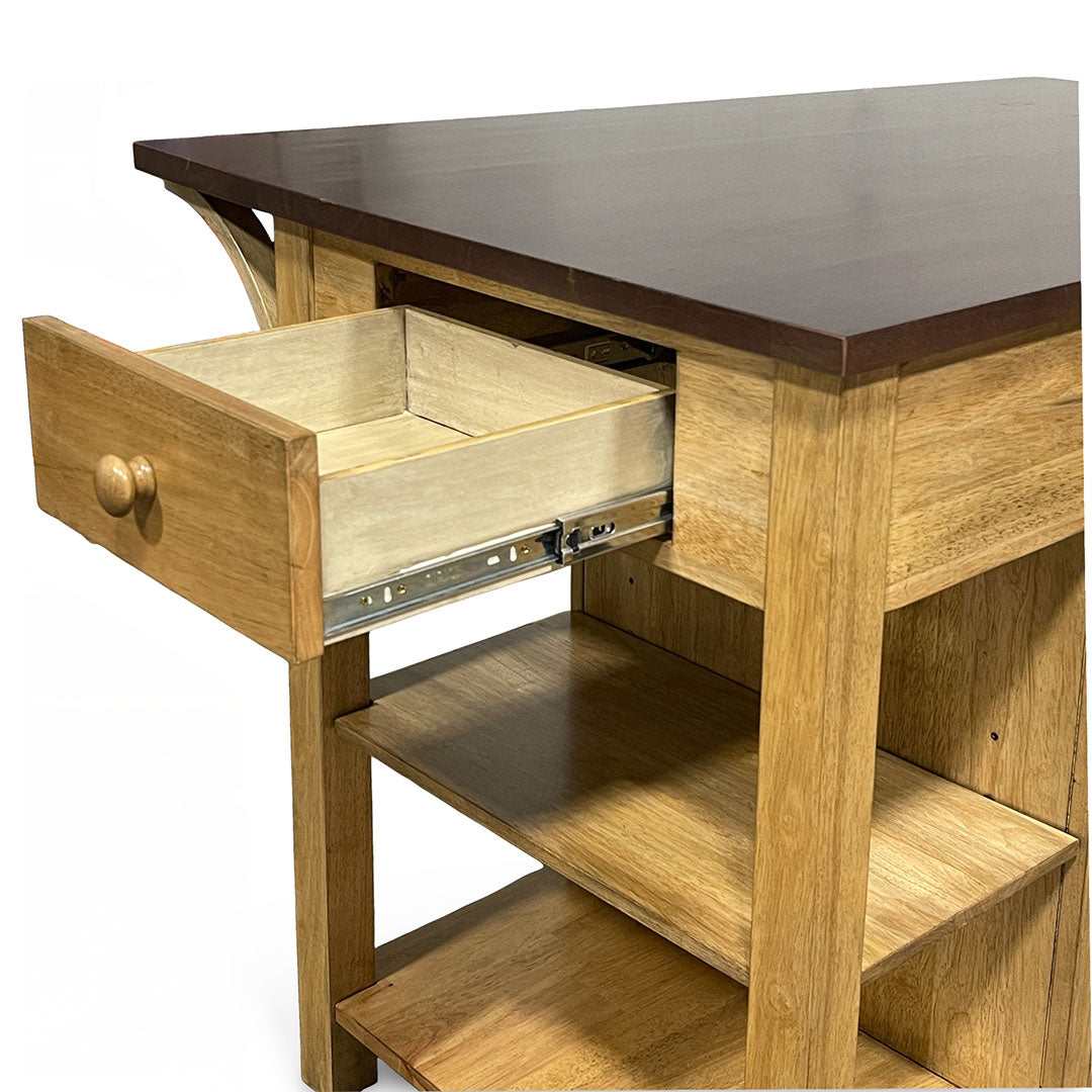 Amanda Breakfast Bar Counter Table (Seats 2-4) from John Thomas (Whitewood IND) in Brown Solid Wood - Additional view 10