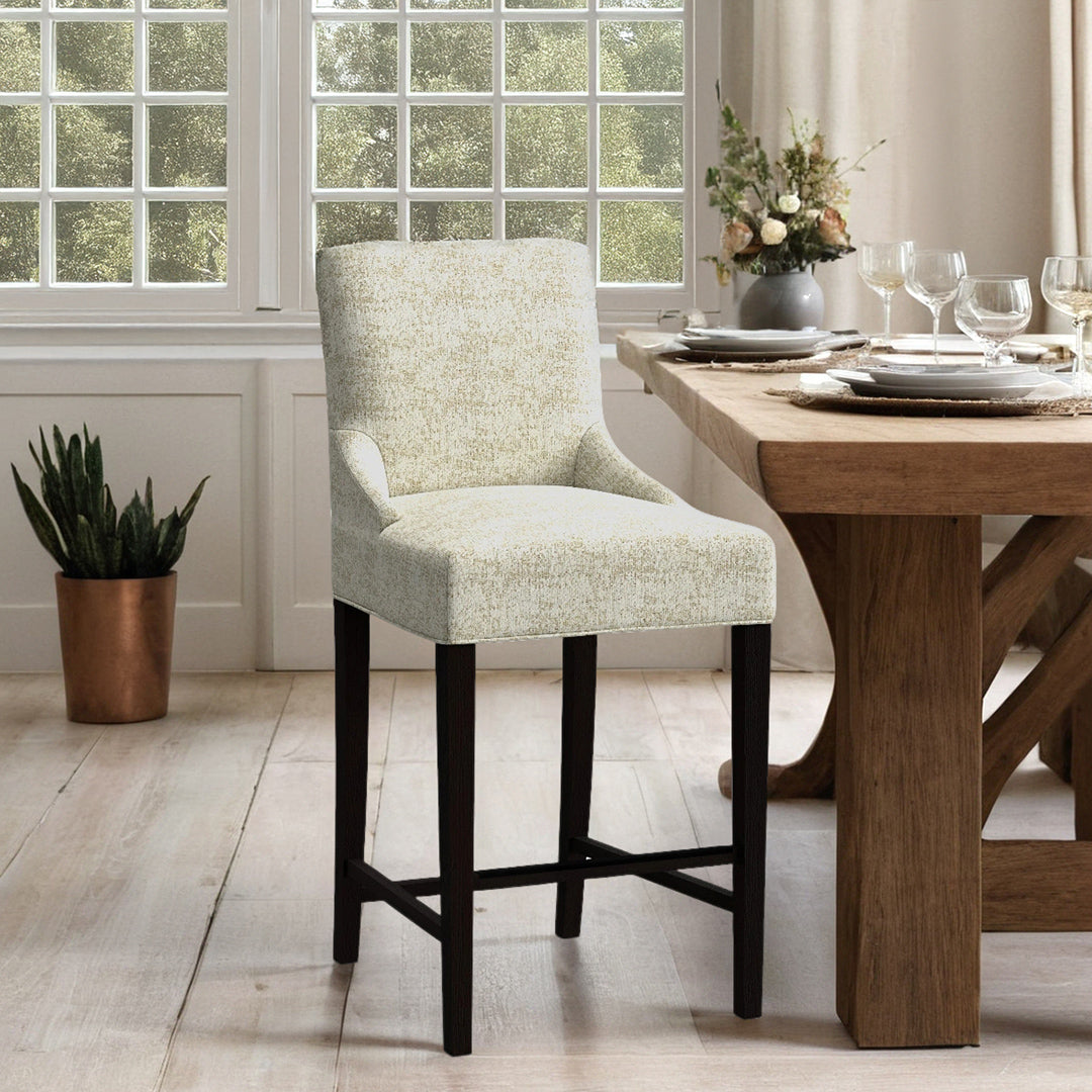 Taburete de mostrador tapizado Angelina 