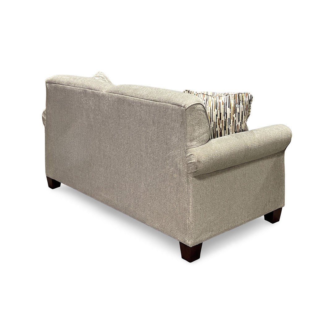 Beige Fabric Angie Visco Full Sleeper Loveseat from England - Additional view 7