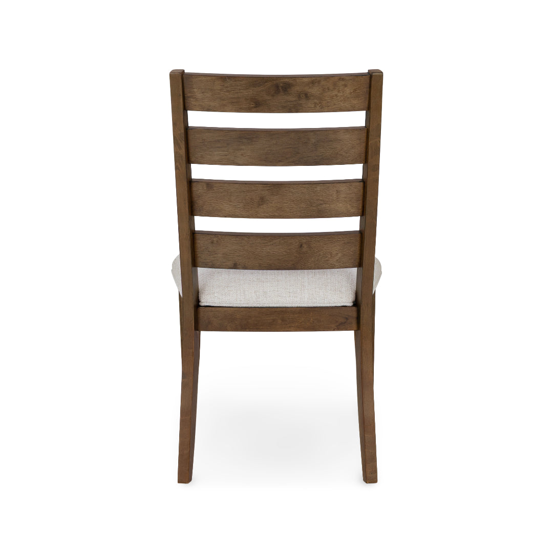 Apex Side Chair from Holland House in Brown Upholstered - Side view