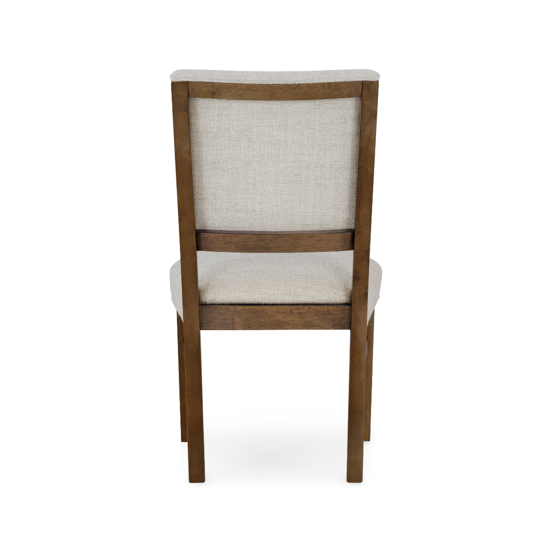 Apex Upholstered Chair from Holland House in Brown Veneer - Red finish