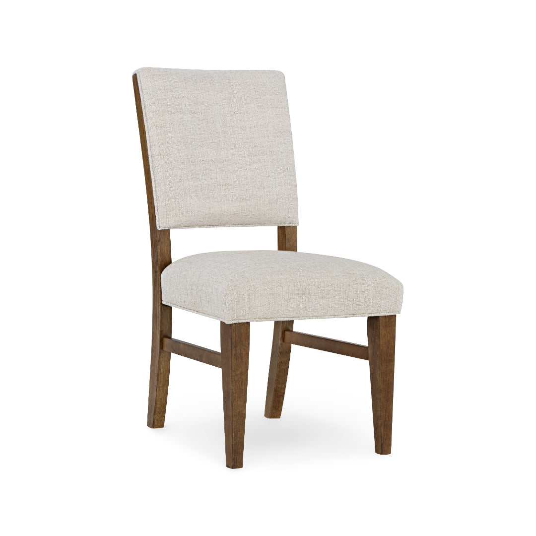 Apex Upholstered Chair from Holland House in Brown Veneer - Red finish