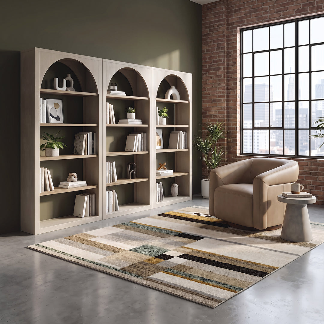 Archie Bookcase from Sunny Designs, Inc. in Solid Wood - Lifestyle view