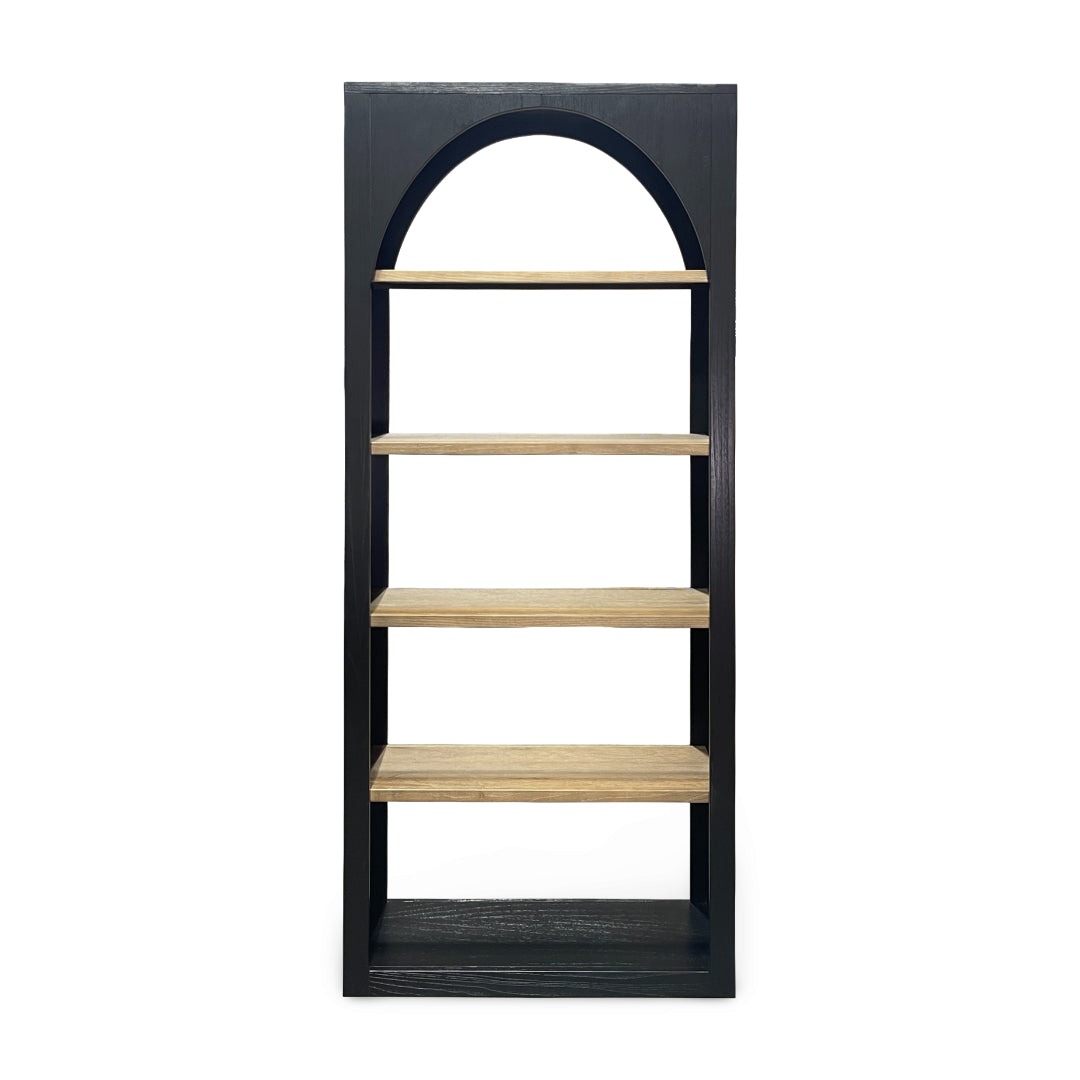 Archie Bookcase from Sunny Designs, Inc. in Solid Wood - Black finish