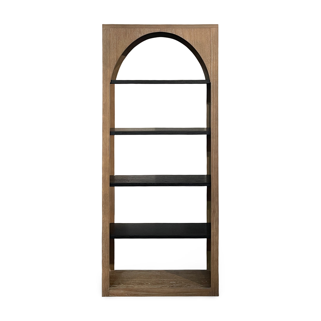 Archie Bookcase from Sunny Designs, Inc. in Solid Wood - Brown finish
