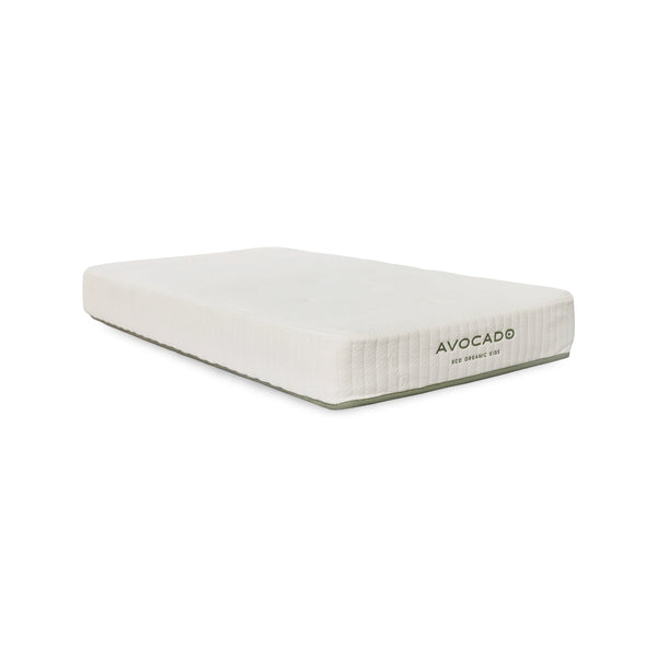 Avocado mattress on a white background
