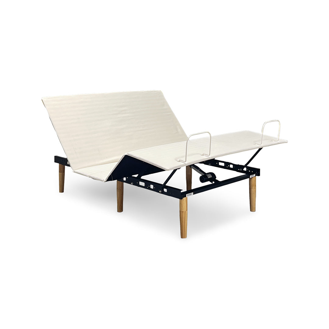 Adjustable bed with zero-gravity.