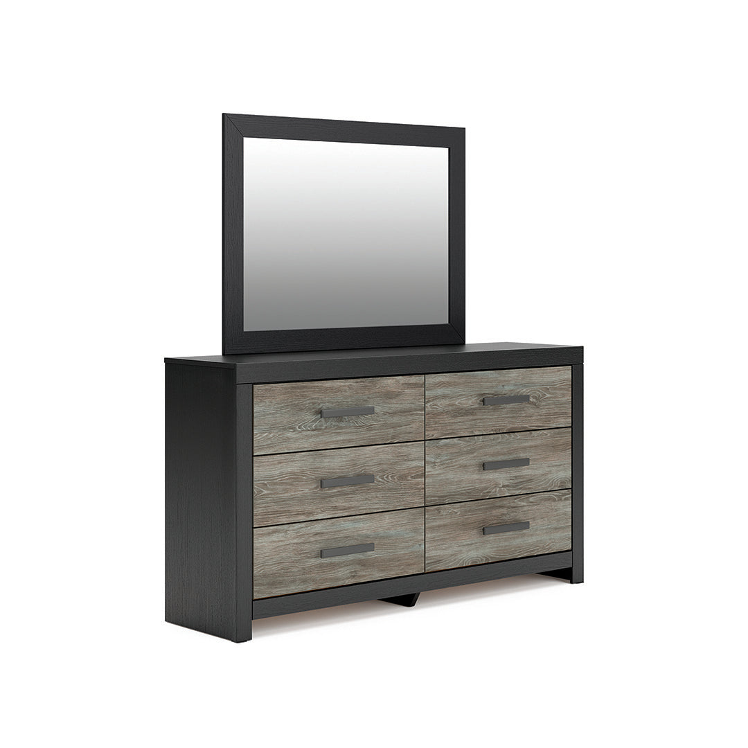 Broachmyn Black Bedroom Group with Mattress & Foundation - Queen