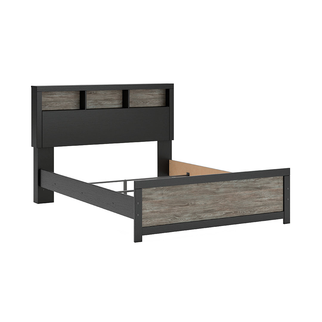 Broachmyn Black Bedroom Group with Mattress & Foundation - Queen