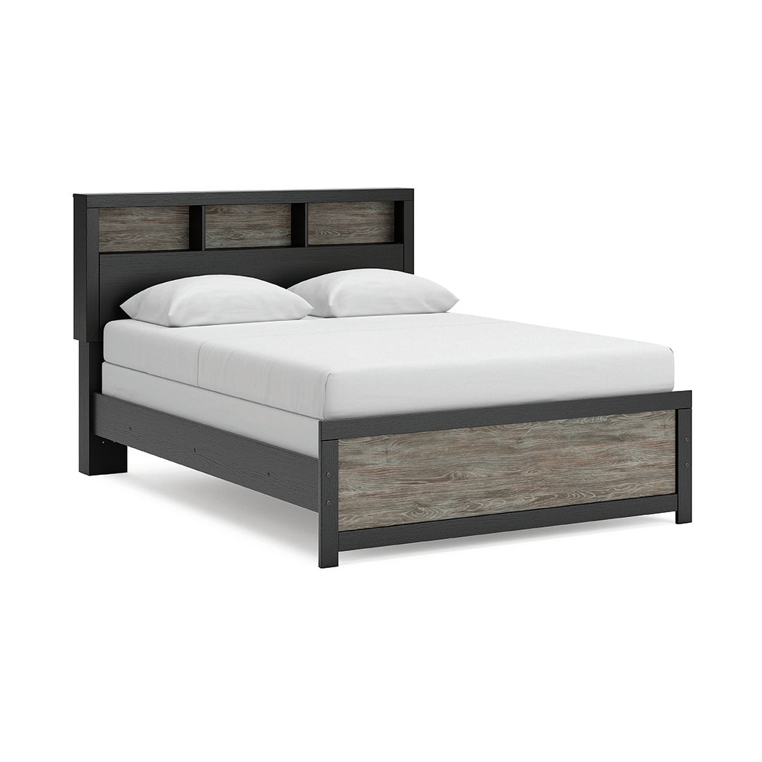 Broachmyn Black Bedroom Group with Mattress & Foundation - Queen