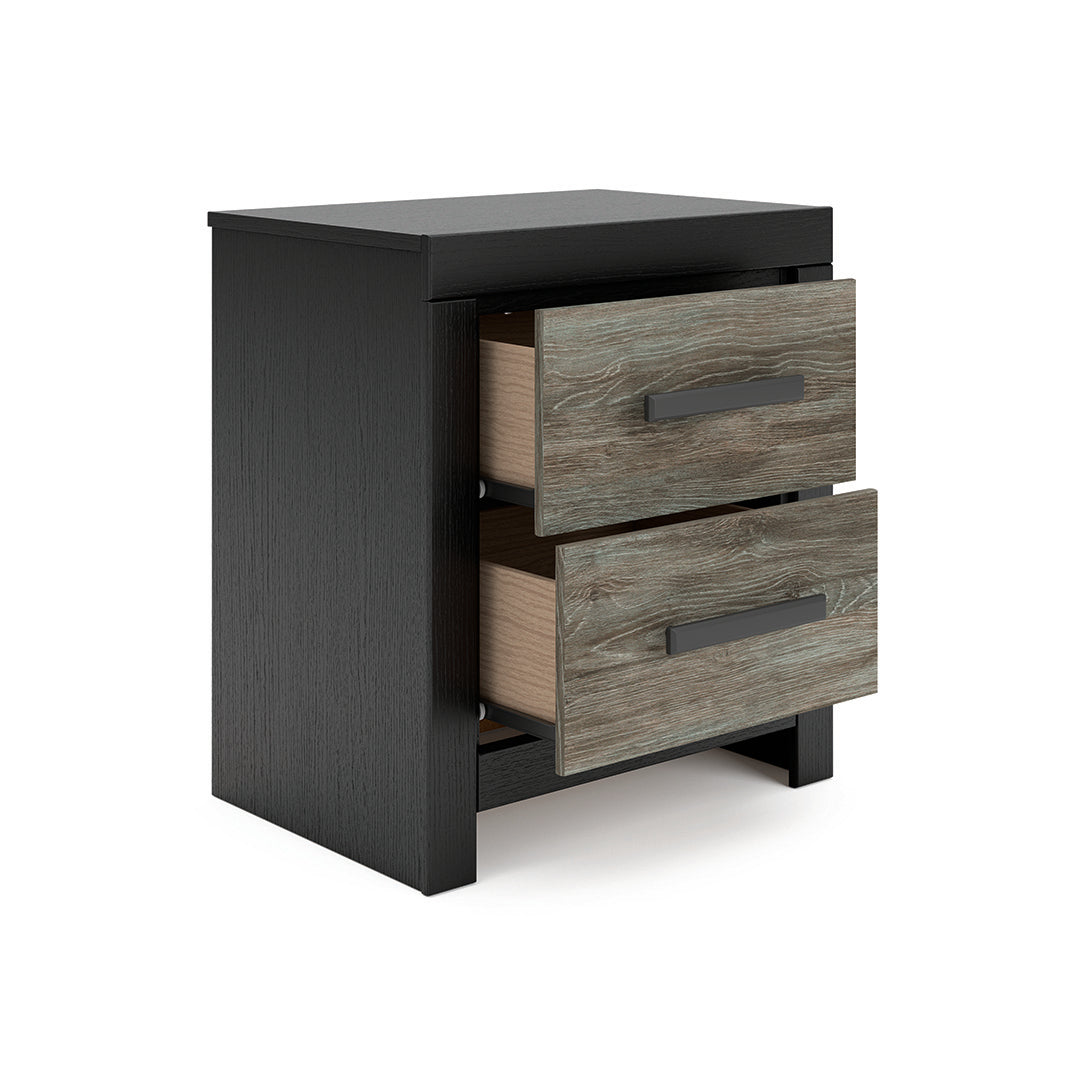 Broachmyn Black Bedroom Group with Mattress & Foundation - Queen