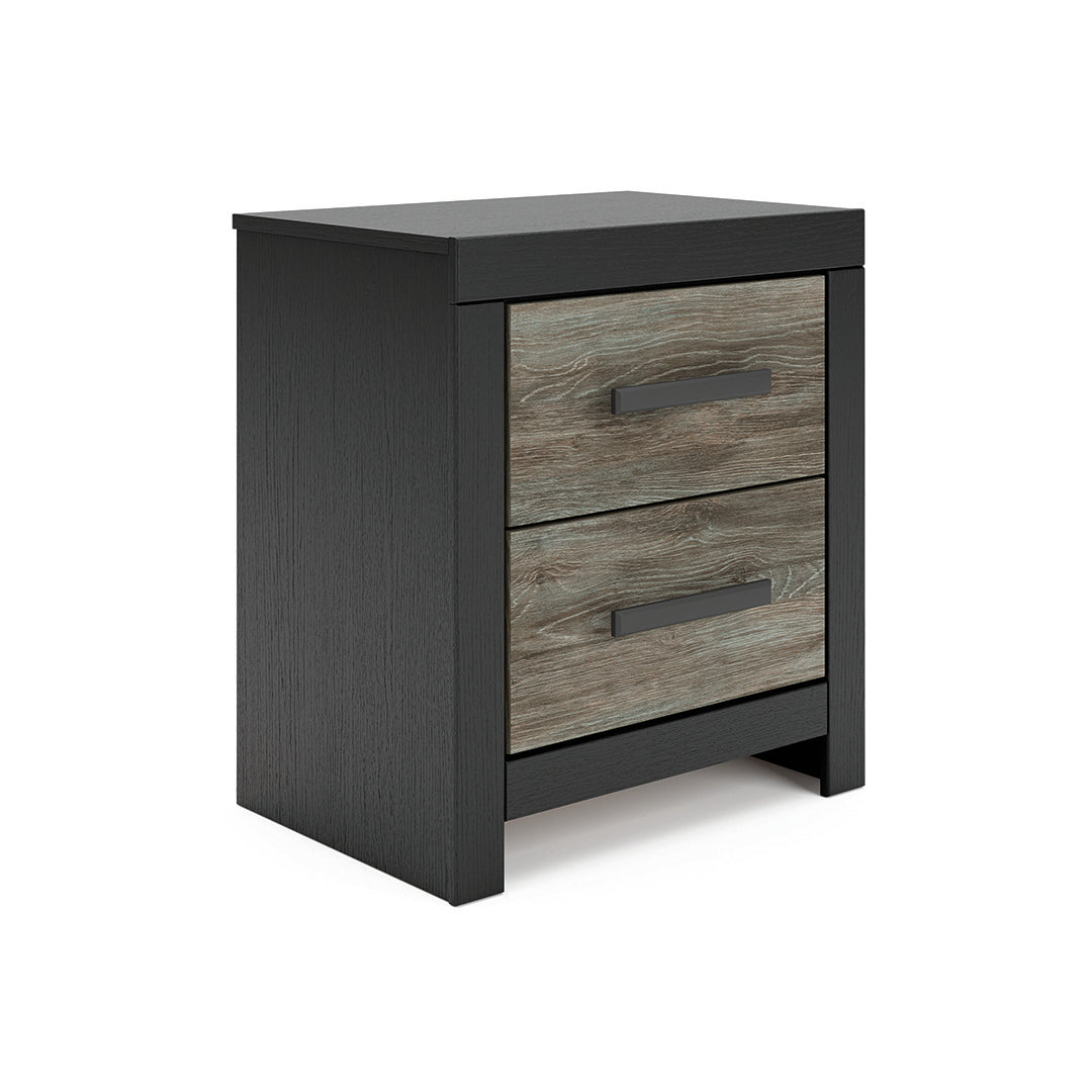 Broachmyn Black Bedroom Group with Mattress & Foundation - Queen