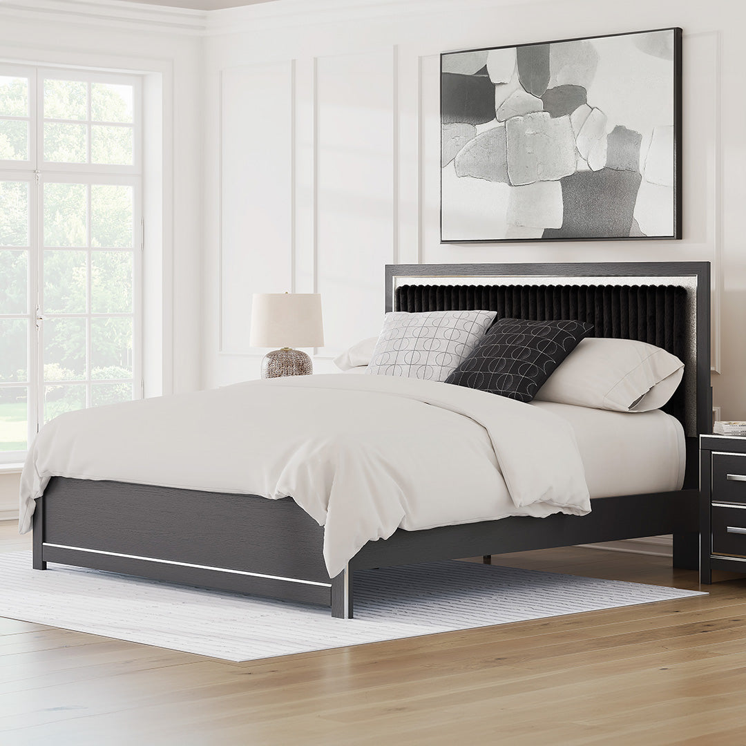 Zuraleus Upholstered Panel Bed