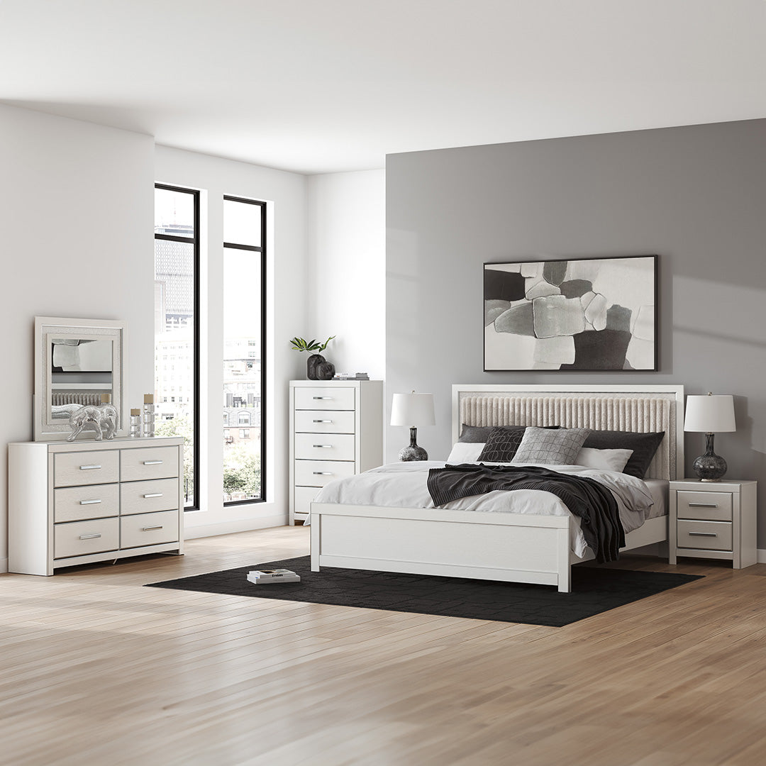 Zuraleus Upholstered Panel Bed