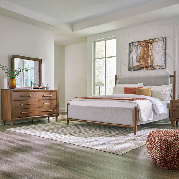 Conjunto de dormitorio tapizado Lyncott 