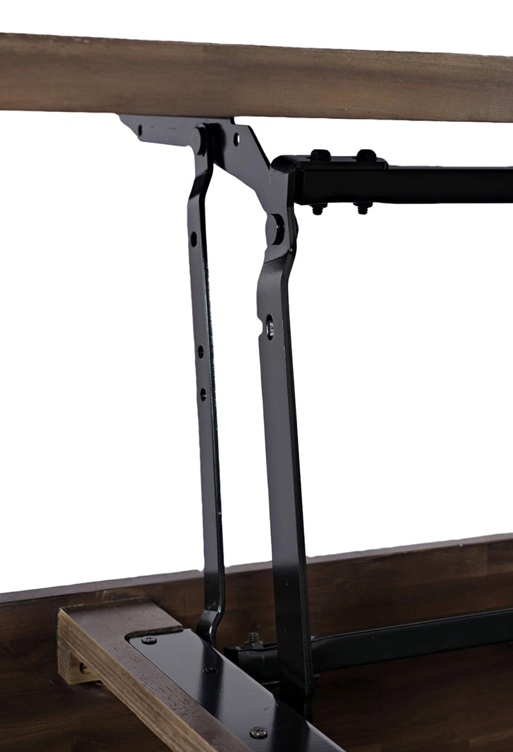 Brown Bakersfield Cocktail Table from Jofran - Detail view
