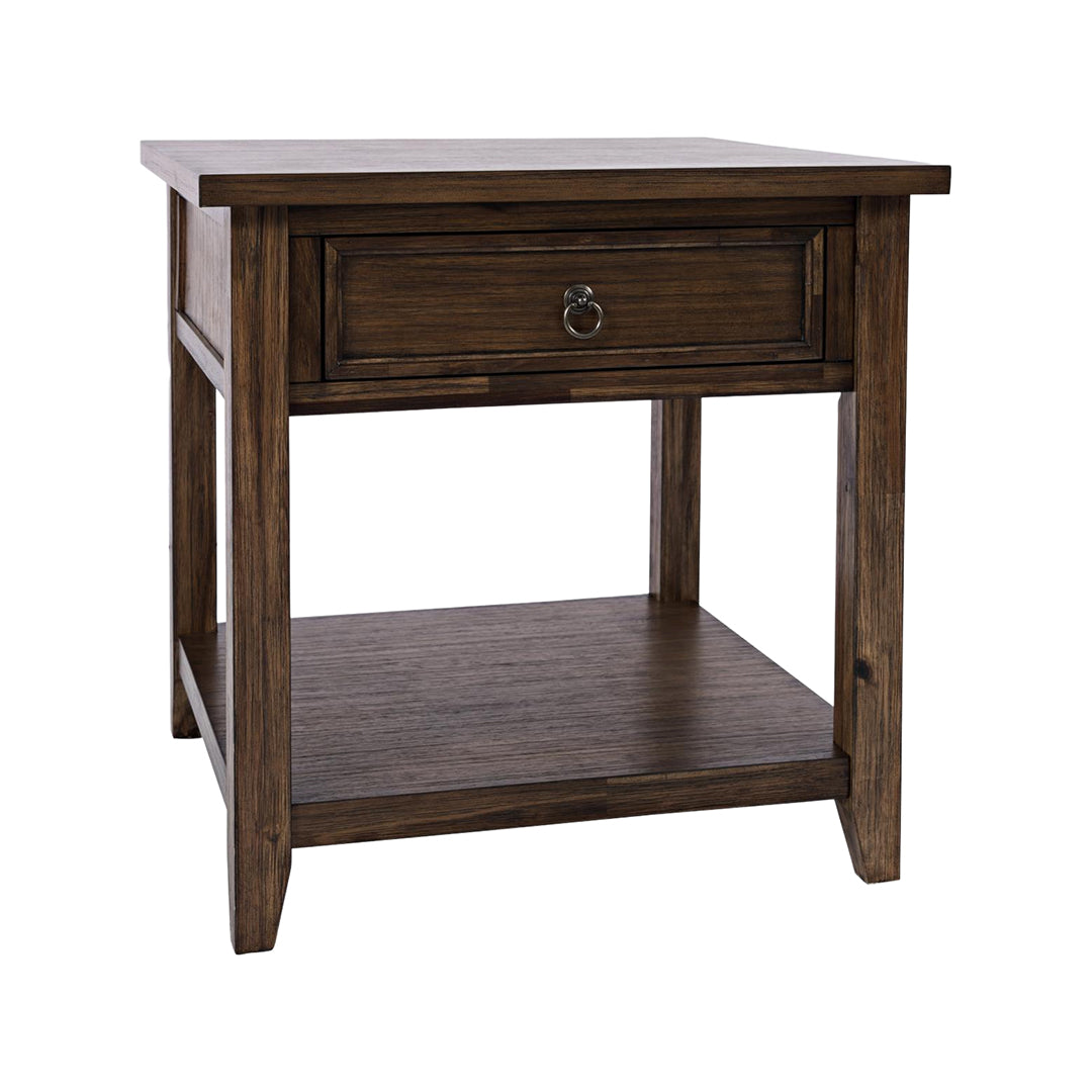 Brown Bakersfield End Table from Jofran
