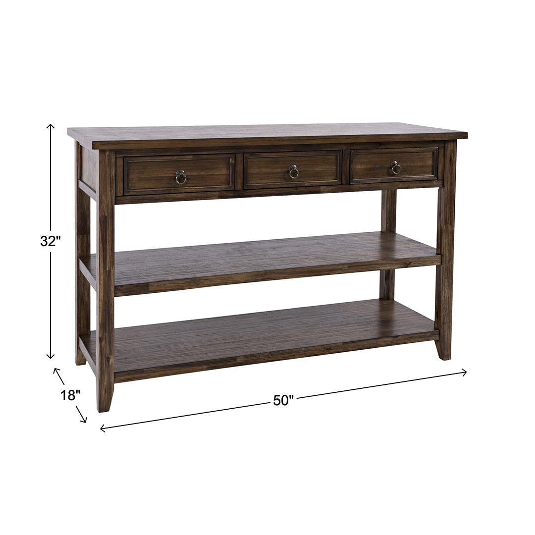 Brown Bakersfield Sofa Table from Jofran - Additional view 7