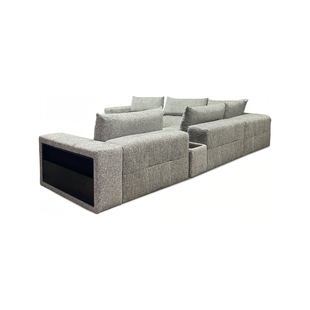 Beck Sectional (6-Piece) from Kuka Home in Gray Performance Fabric - Additional view 5