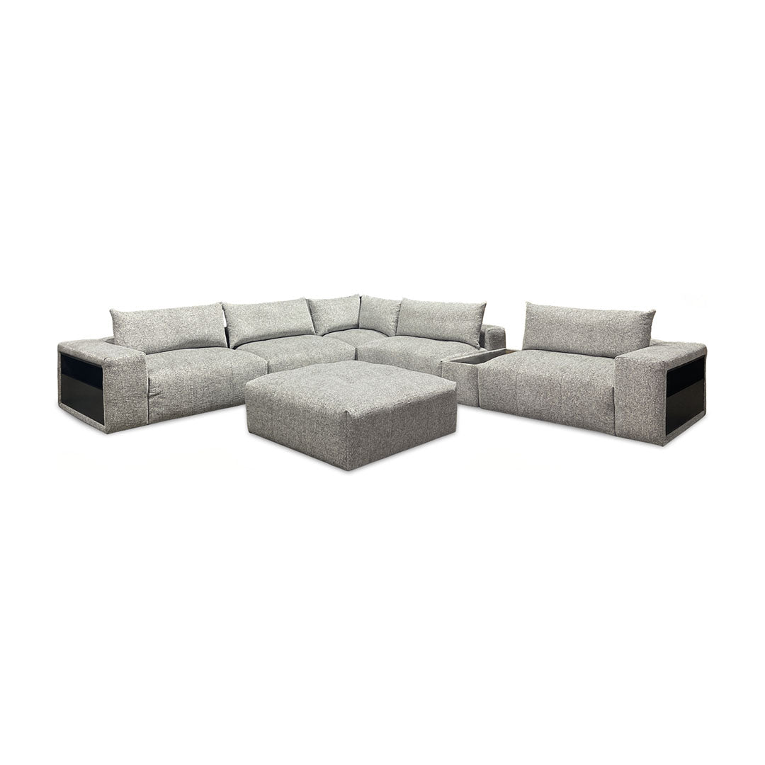 Beck Sectional (6-Piece) from Kuka Home in Gray Performance Fabric - Additional view 14