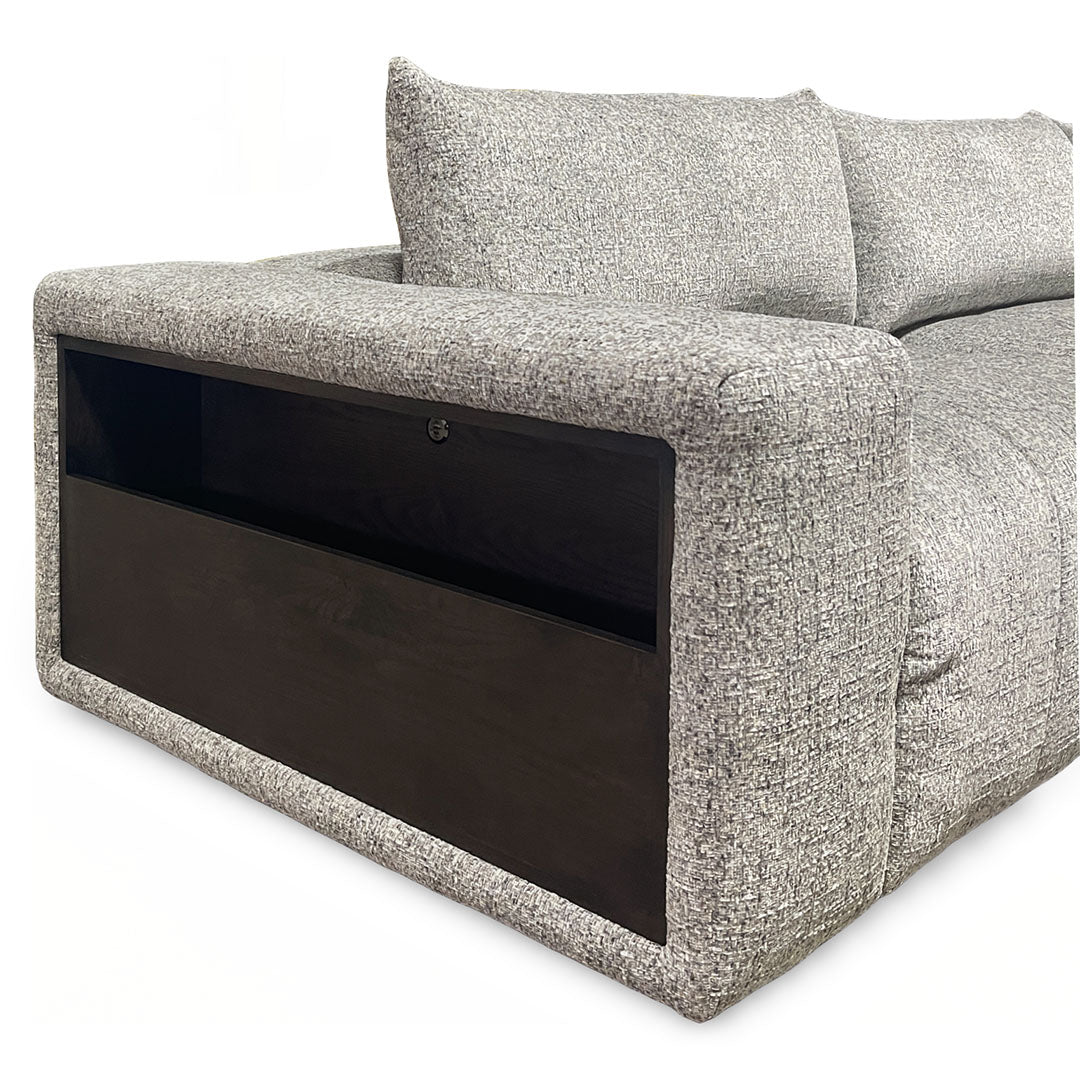 Beck Sectional (6-Piece) from Kuka Home in Gray Performance Fabric with USB Port, Wireless Charging - Additional view 7