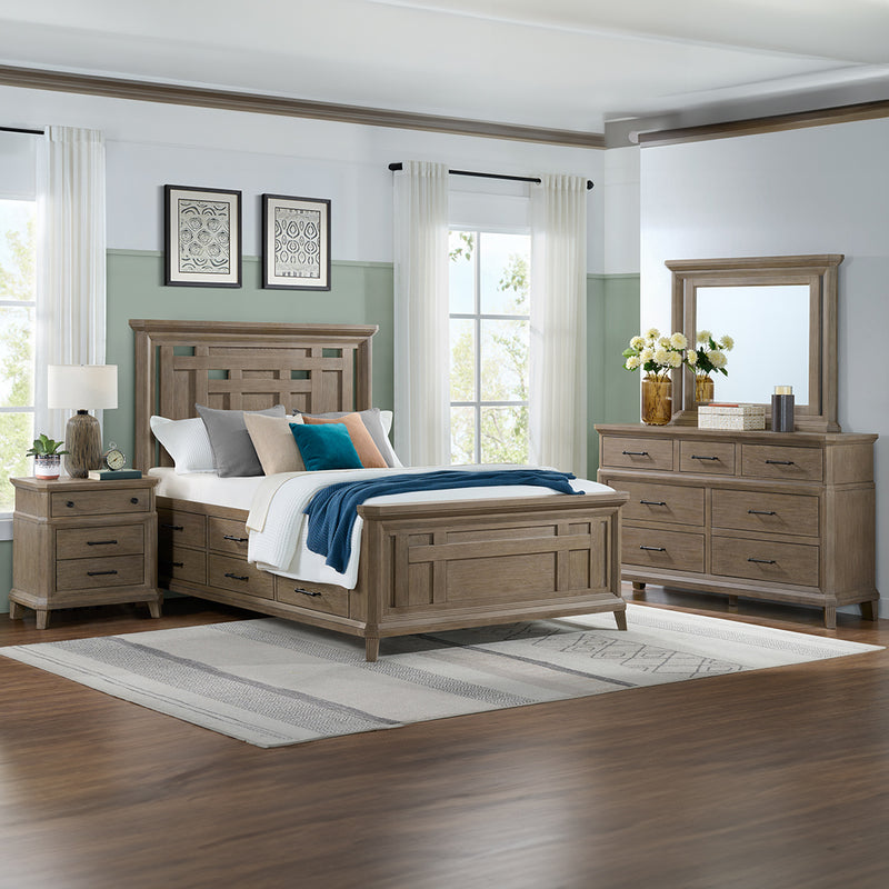 Haven Storage Bed in a styled bedroom