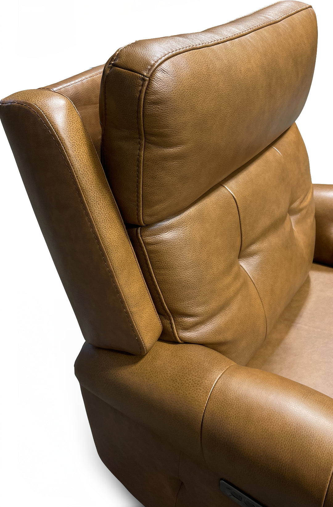 Bergman Leather Power Swivel Glider Recliner