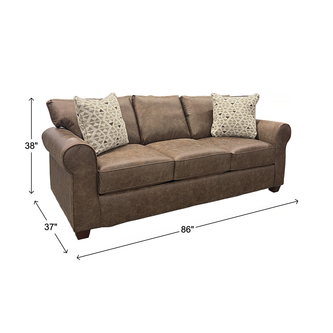 Billie Living Room Set from Fusion in Brown, Made in USA - Additional view 6