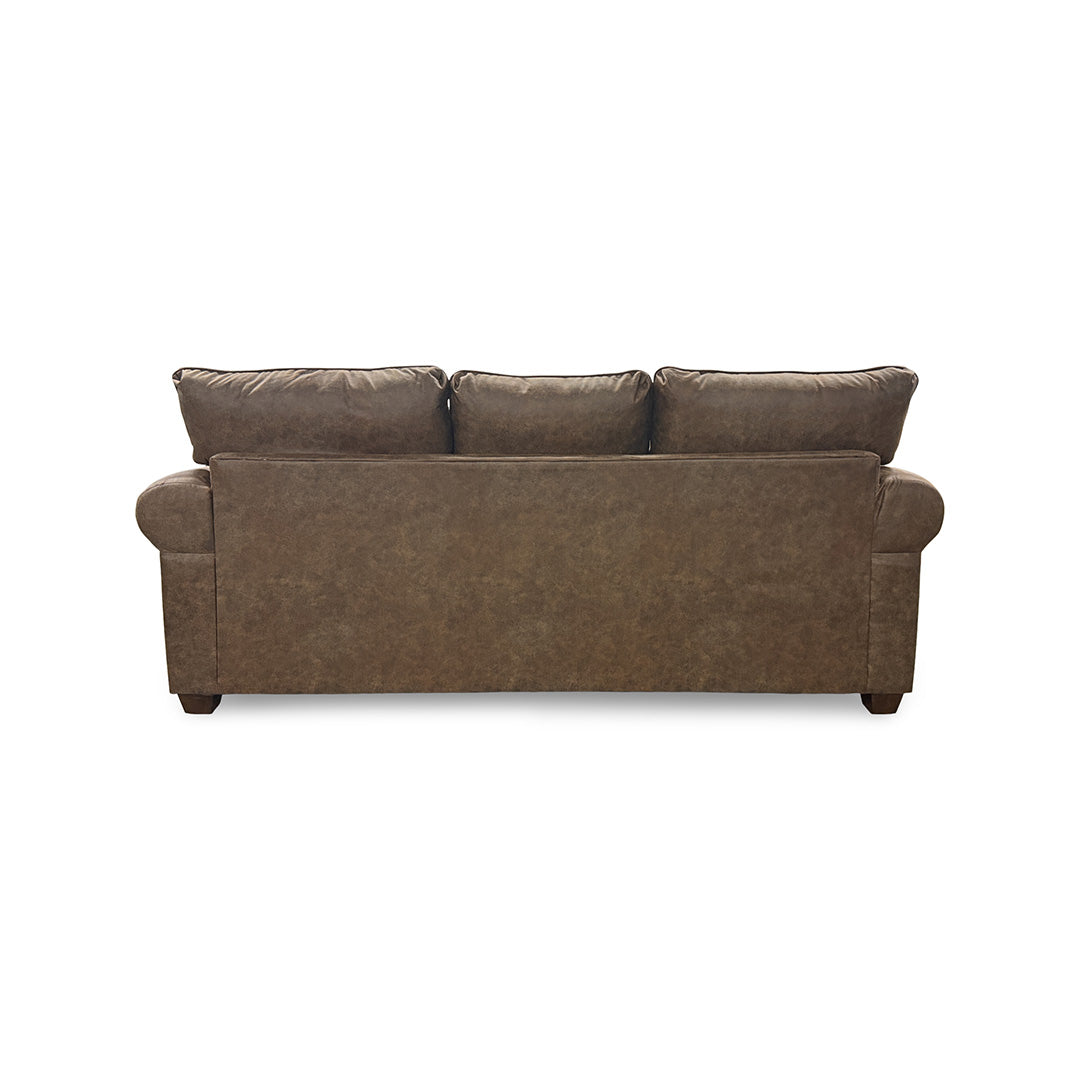 Billie Sofa from Fusion in Brown Memory Foam, Made in USA - Additional view 5