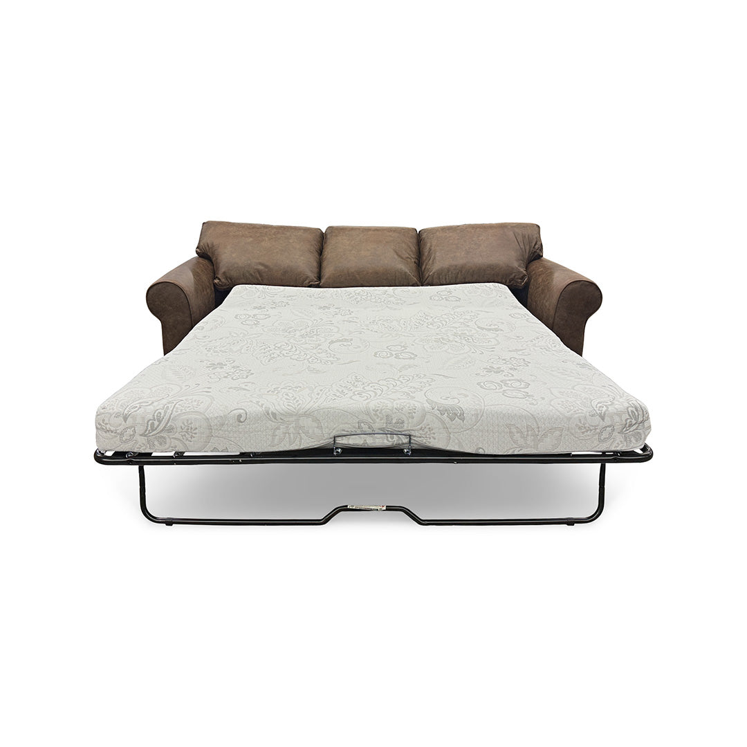 Billie Sofa from Fusion in Brown Memory Foam with Accent Pillows, Sleeper, Made in USA - Additional view 10