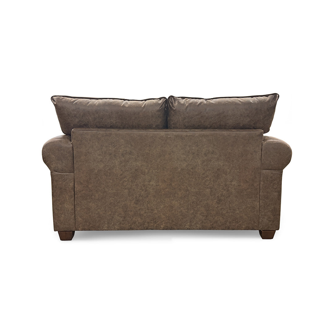 Billie Loveseat from Fusion in Brown, Made in USA - Additional view 5
