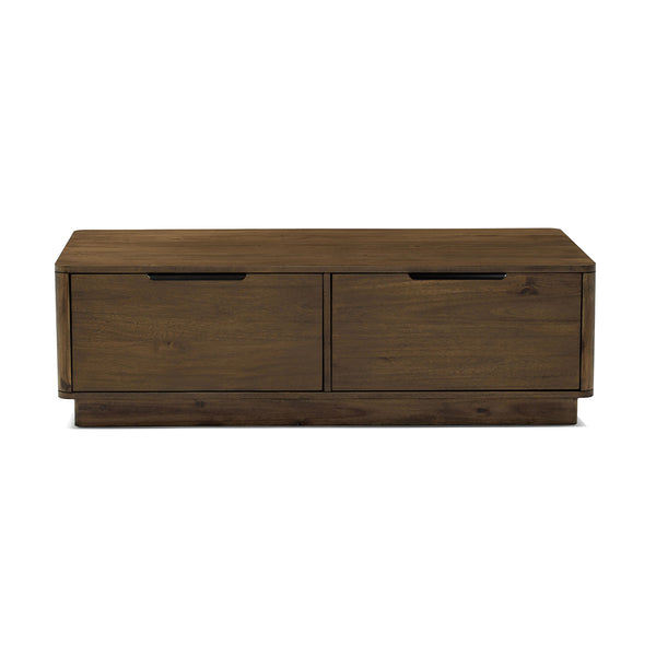 Joybird Wooden coffee table with two drawers 