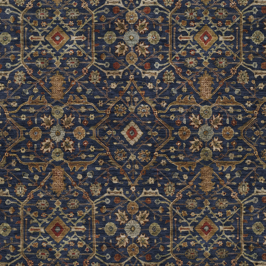 Brevard Navy Rug