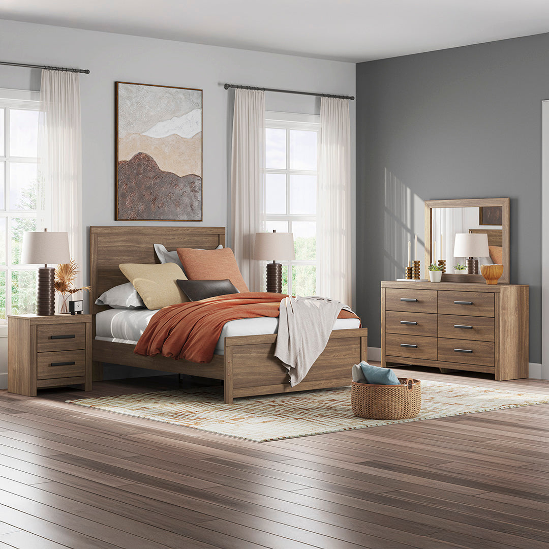 Broachmyn Bed - Brown