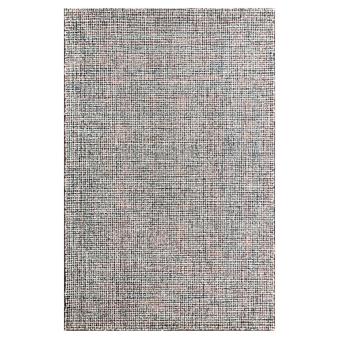 Criss Cross Gray Rug