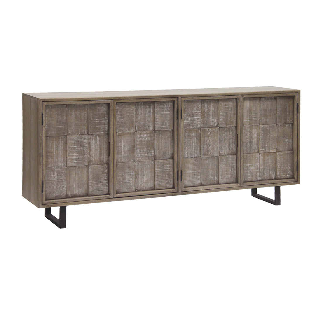 Ivory Bay Media Console - 78 Inches