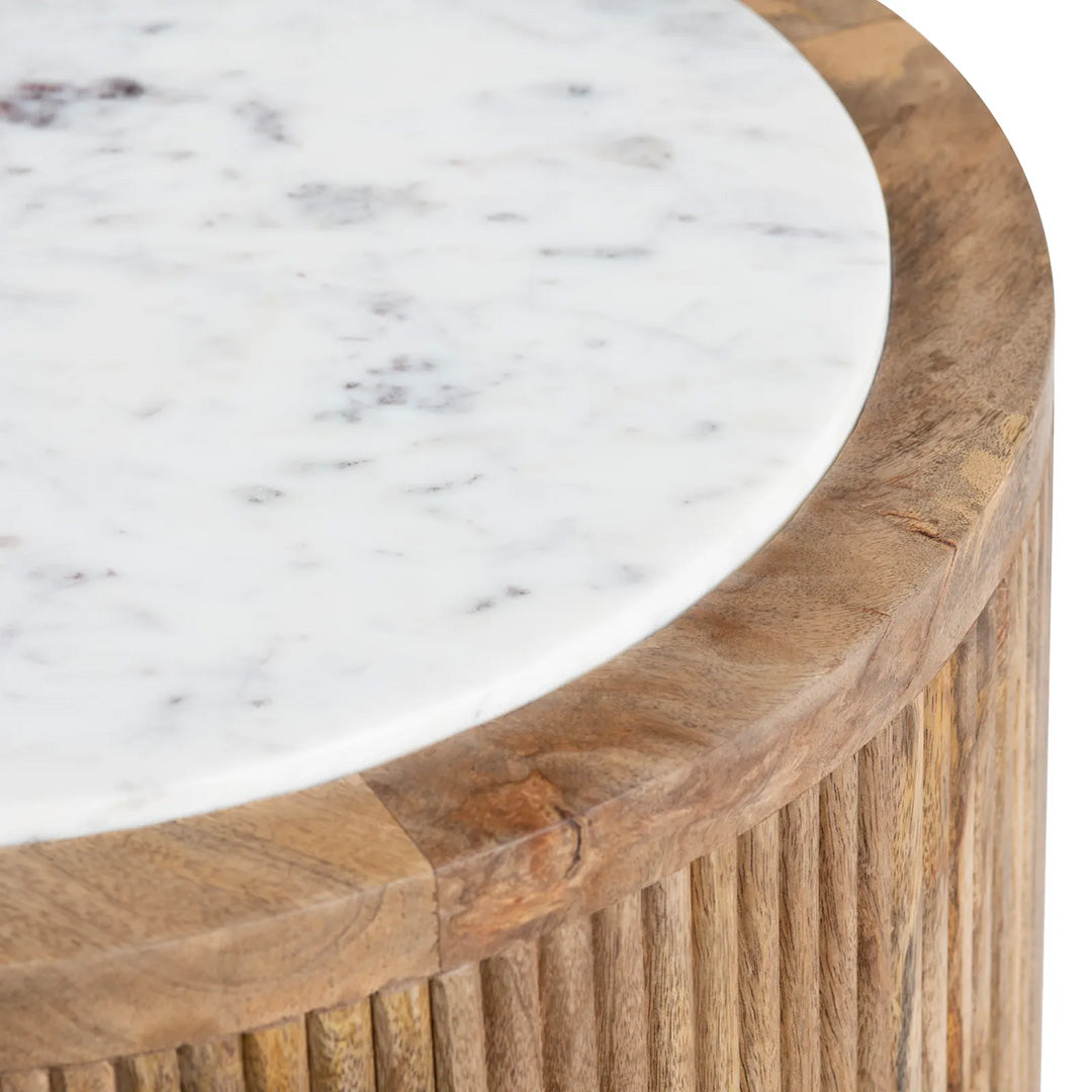 Santorini Round End Table