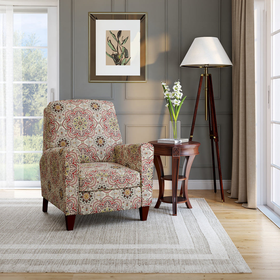 Sillón reclinable con respaldo de prensa Collegedale 