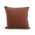 Cotton Velvet Pillow - Dark Brown