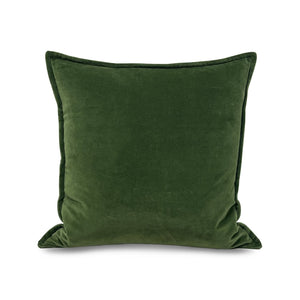 Cotton Velvet Pillow - Green