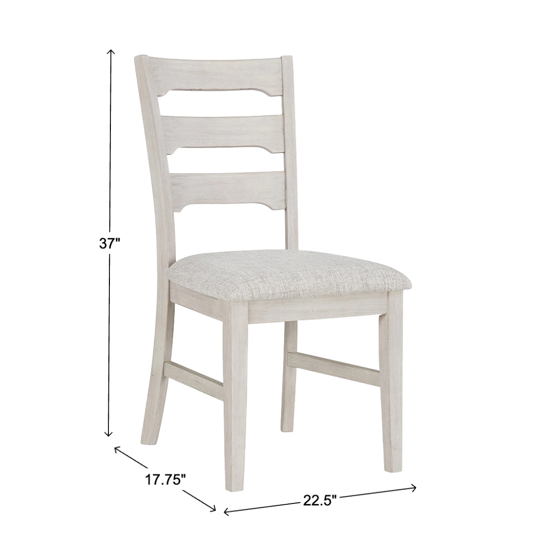 Crosby Dining Chair from Holland House in Upholstered - White finish
