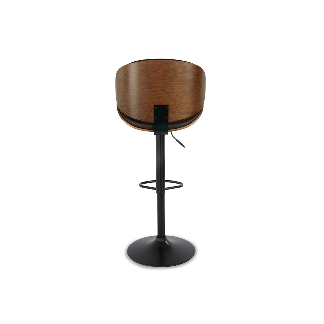 Adjustable Swivel Barstool - Black