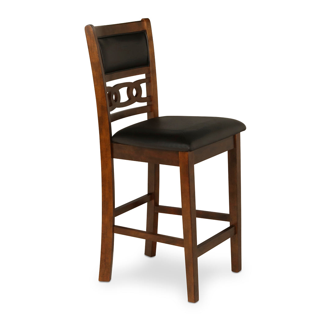 Silla de altura de mostrador Gia - Marrón 