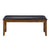 Gia Links Dining Bench - Brown