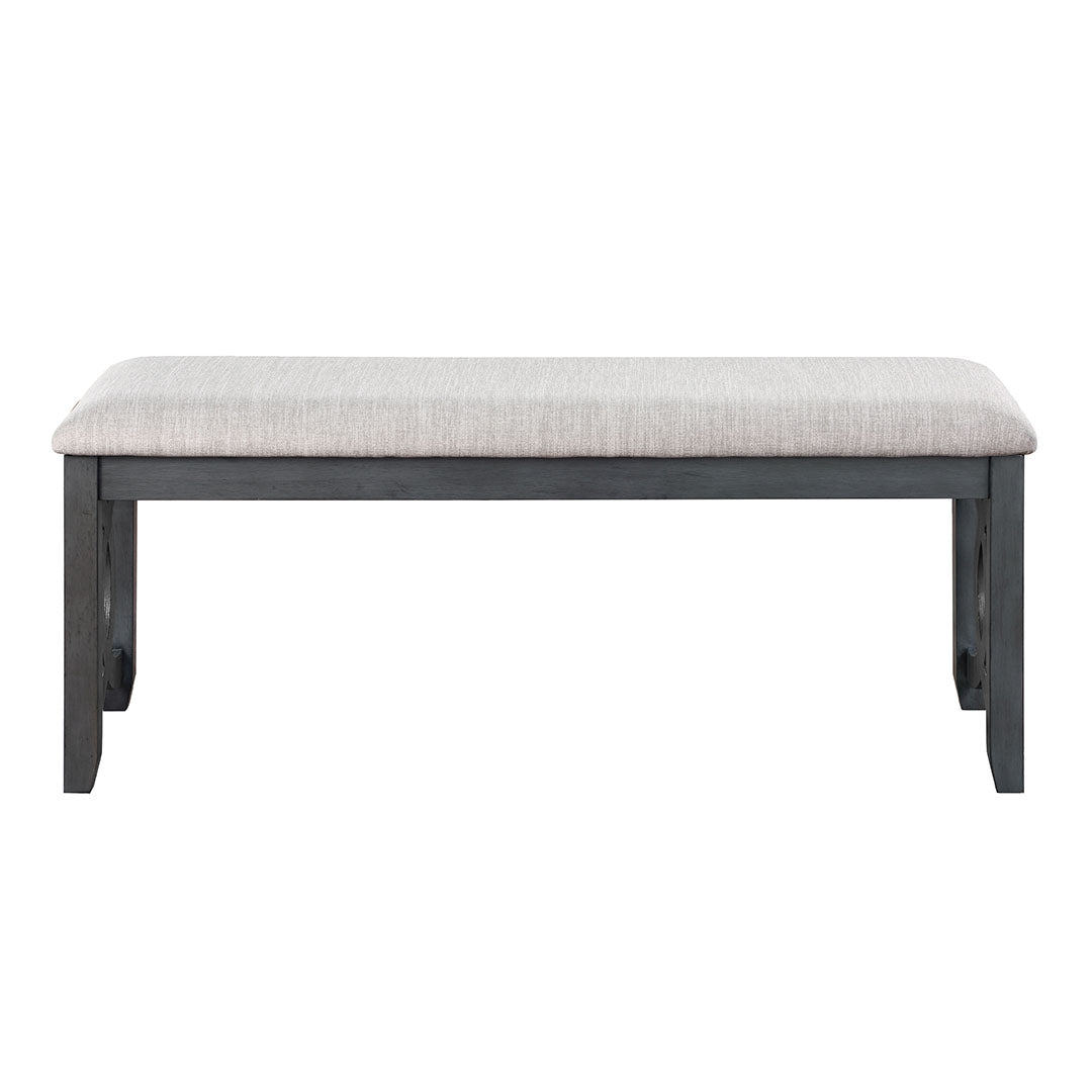 Gia Links Grey Dining Bench