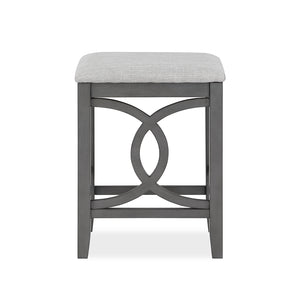 Bella Sofa Table with 2 Stools - Gray