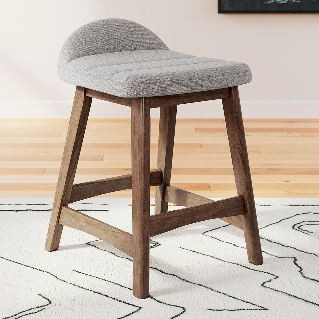 Lyncott Counter Height Bar Stool - Gray