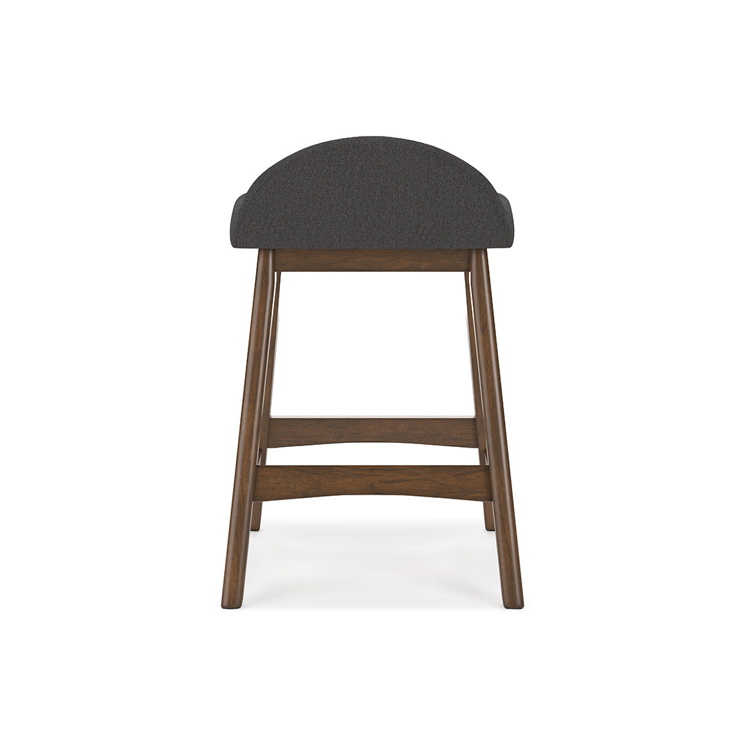 Lyncott Counter Height Bar Stool - Charcoal