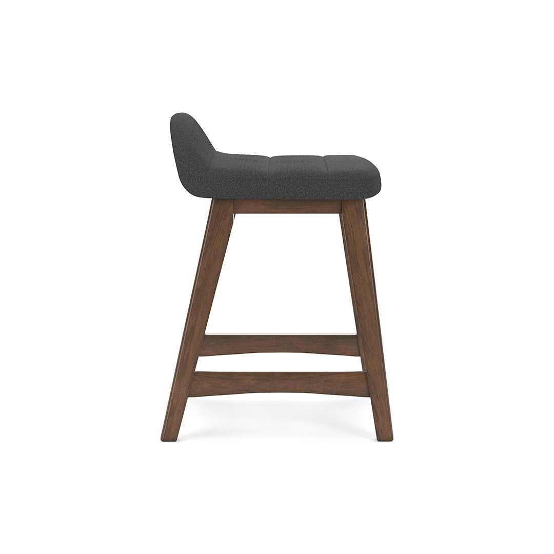 Lyncott Counter Height Bar Stool - Charcoal