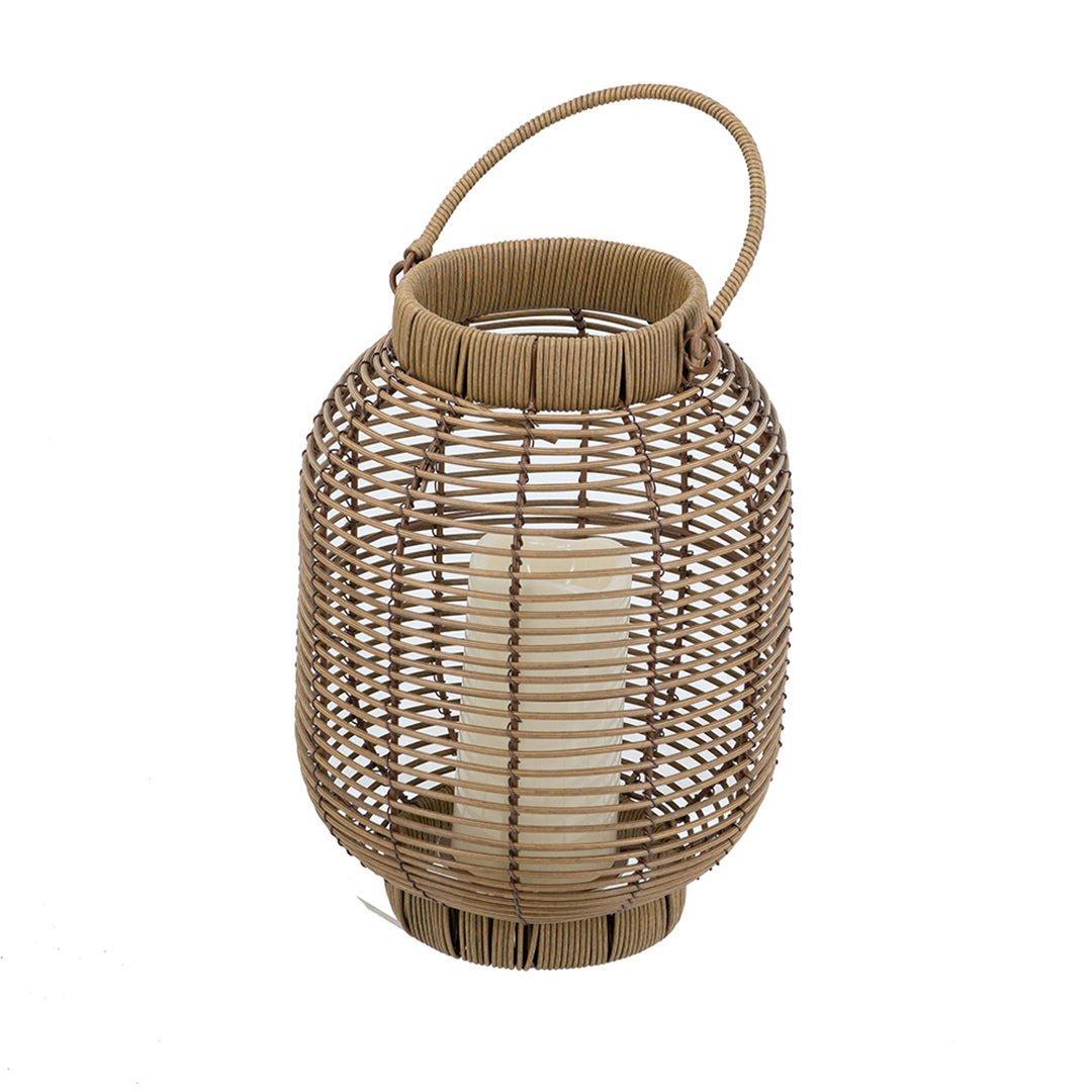 Brown Outdoor Lantern - 12 Inches